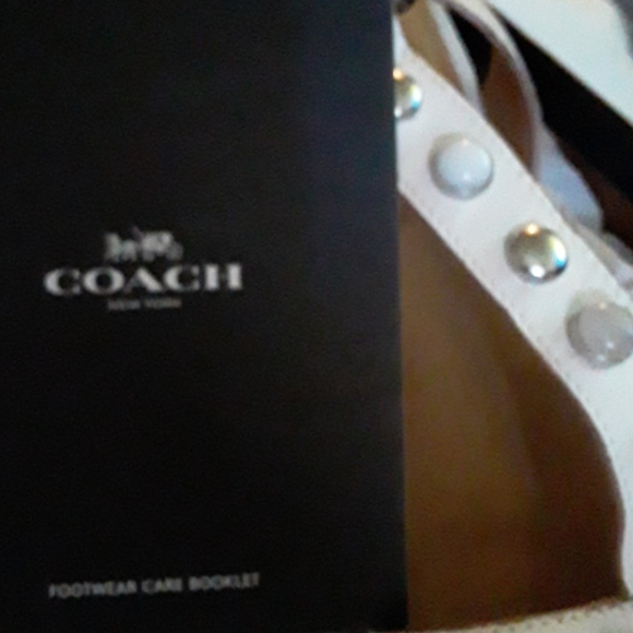 Coach Sadie semi matte calf  sandals - Picture 8 of 8